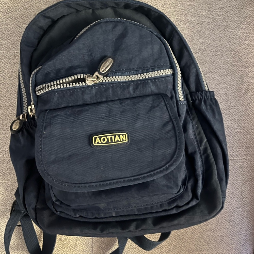 Aotion Navy Blue Mini Backpack